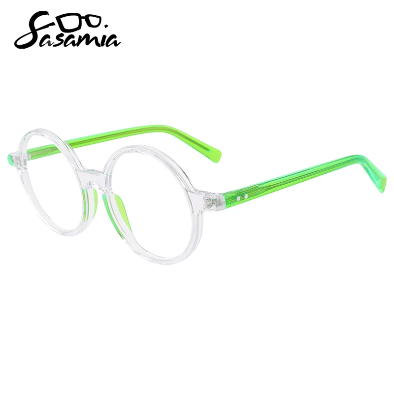 

Женская оправа для очков SASAMIA, оправа для очков ярких цветов, оптическая оправа для очков, для близорукости, для женщин, Gafas Oculos WD1226