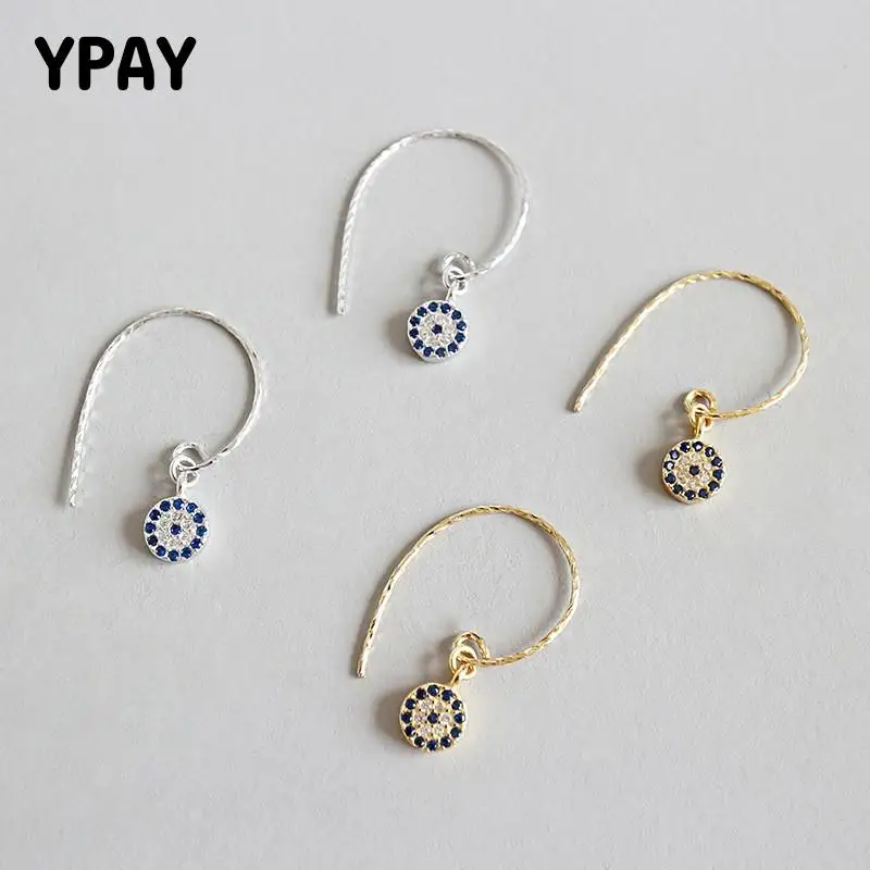 Женские серьги-подвески из серебра 100% пробы с цирконом | Украшения и аксессуары