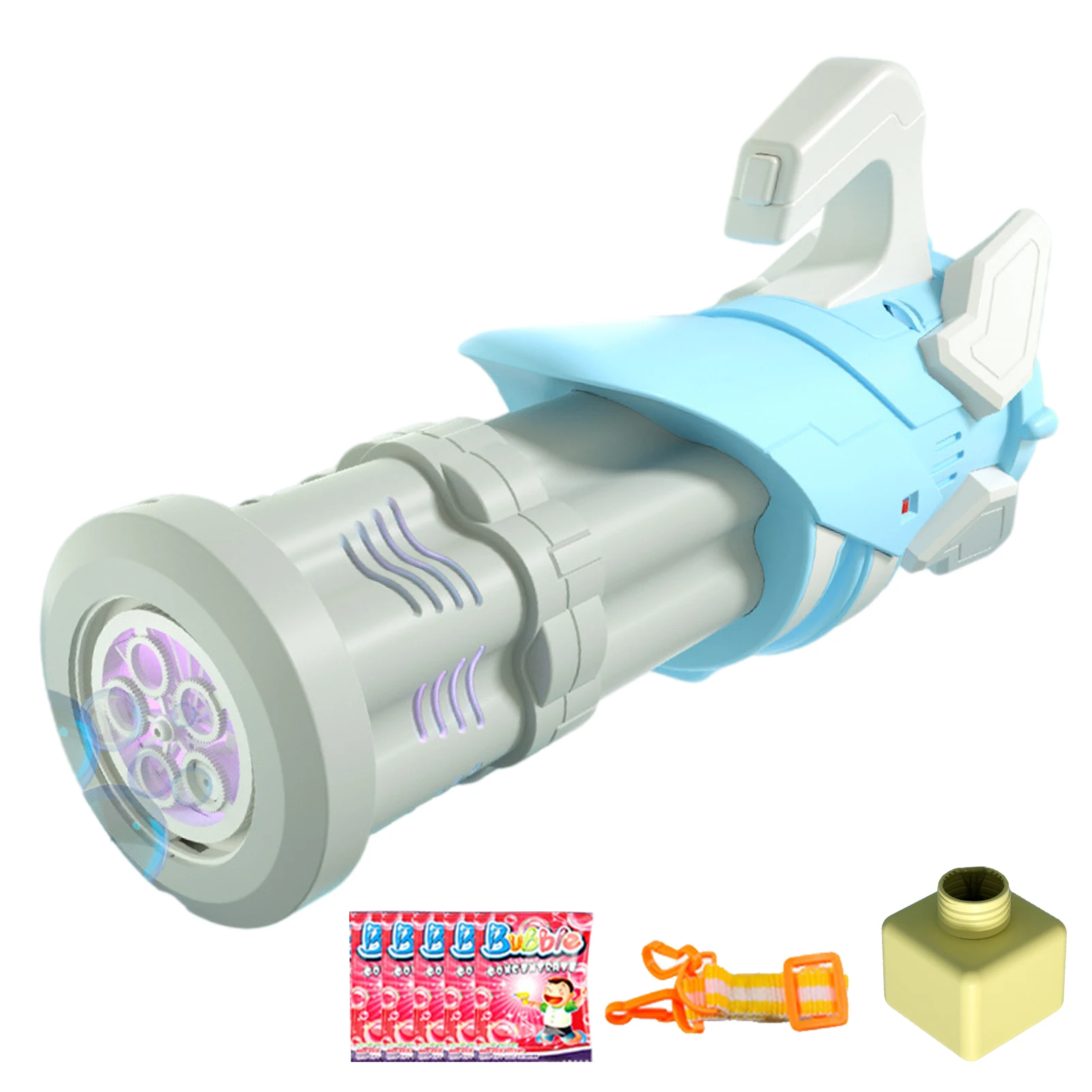 

Children's Bubble Machine Bubble Blower Toy Automatic Gatling Bubble Gun Toys With Music Light Bubble Gun Toys For dependable