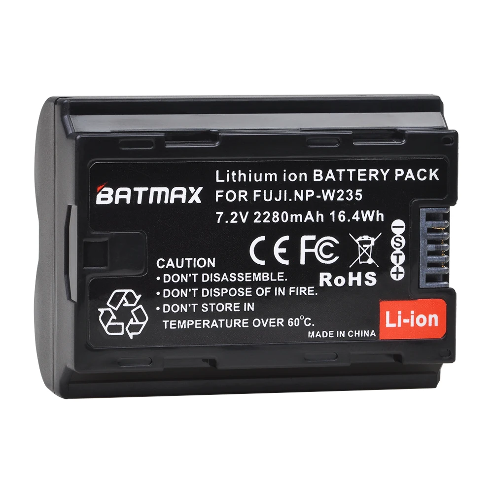 Akkus para Fujifilm Digital sem Espelho np W235 Bateria Fuji X-t4 Câmera 1 pc 2280 Mah Np-w235