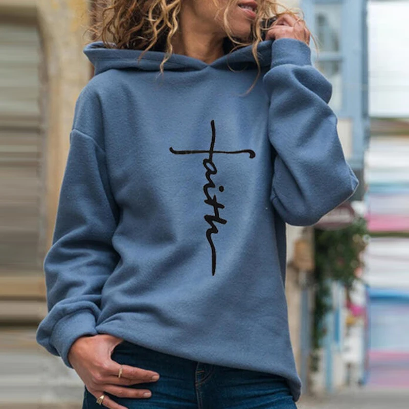 

Casual Cute Paw Heart Print Feminino Fleece Hoodies Autumn Winter Long Sleeve Pullovers Tops Plus Size Letter Hooded Sweatshirts