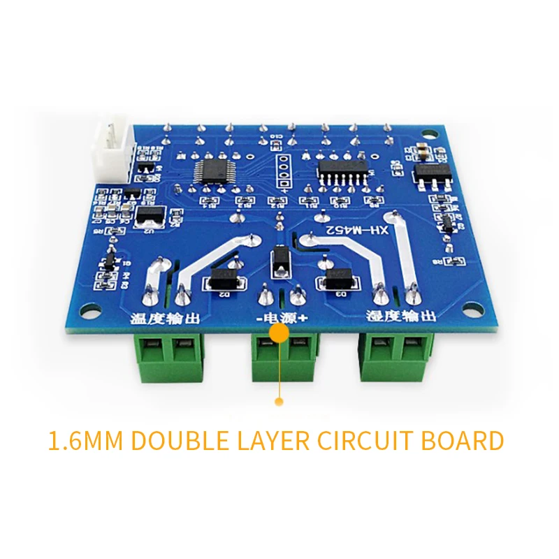  M452 светодиодный цифровой термостат Температура Управление влажностью DC 12V