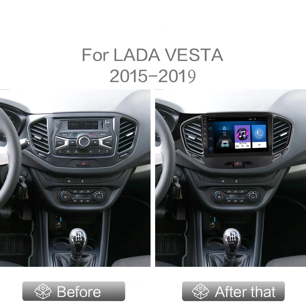 Android 9 0 автомобильный Радио плеер навигация GPS Мультимедиа видео для Lada Vesta android Cross