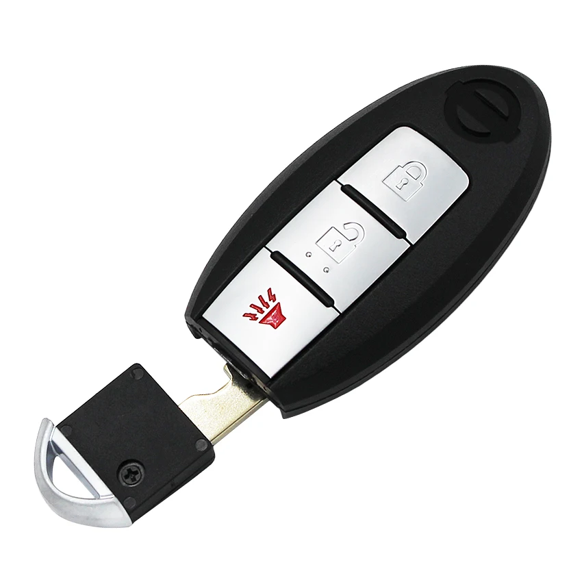 Умный дистанционный ключ брелок от машины с 3 кнопками без ключа чип ID46 для Nissan New
