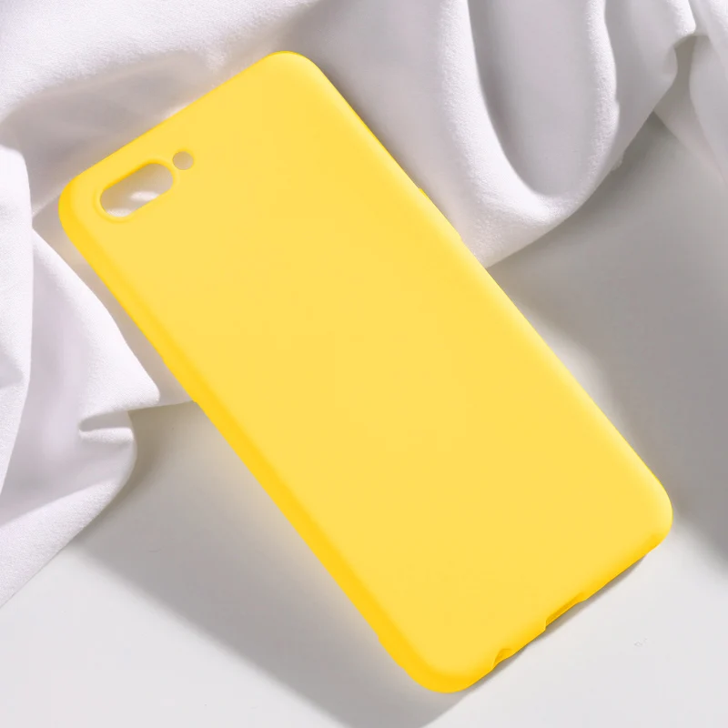 Yellow 6,2 ''для Oppo A3S чехол OppoA3S карамельный цвет Мягкий Силиконовый ТПУ чехол для Oppo A5 OPPOA5 Чехлы A 3 S A3 S ax5s чехол Fundas - Цвет: Yellow