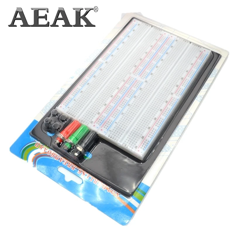 AEAK 1 шт. Φ макетная плата без пайки 4 шины тестовая печатная точка привязки 1660 |