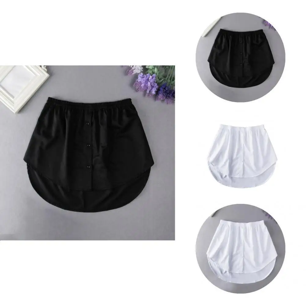

Useful Women Skirt Half-Length Short Patchwork Pure Color Skirt Bottoming Skirt Underskirt