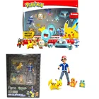 8 шт.компл. Пикачу Покемон фигма 052 покемон Эш кеток и Пикачу чармандер Сквиртл экшн-фигурка Коллекционная модель игрушка