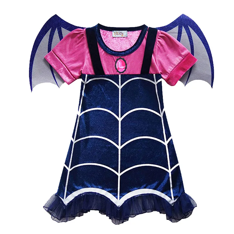 Vampire Cosplay Costume Little Girls Dresses Halloween Dress For Outfits Child Clothes Drama Stage Show 8Y | Детская одежда и