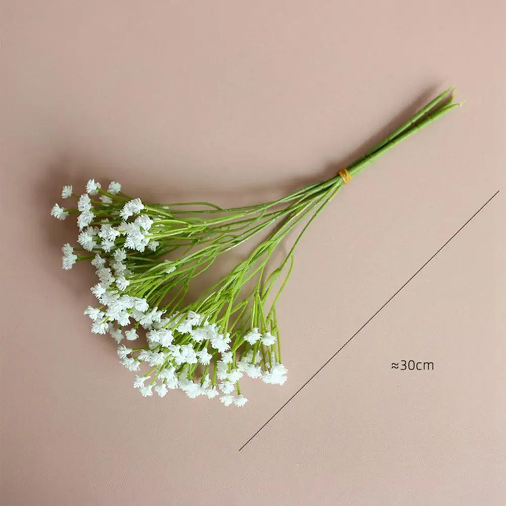 

Plastic Flower Real Touch Clear Texture Plastic Colorful Artificial Gypsophila for Wedding