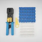 Набор инструментов для обжима EZ с ручным инструментом для зачистки сети, плоскогубцы, соединители для rj45 rj11 cat6 cat5 8p8c, обжимной инструмент для зачистки нескольких кабелей