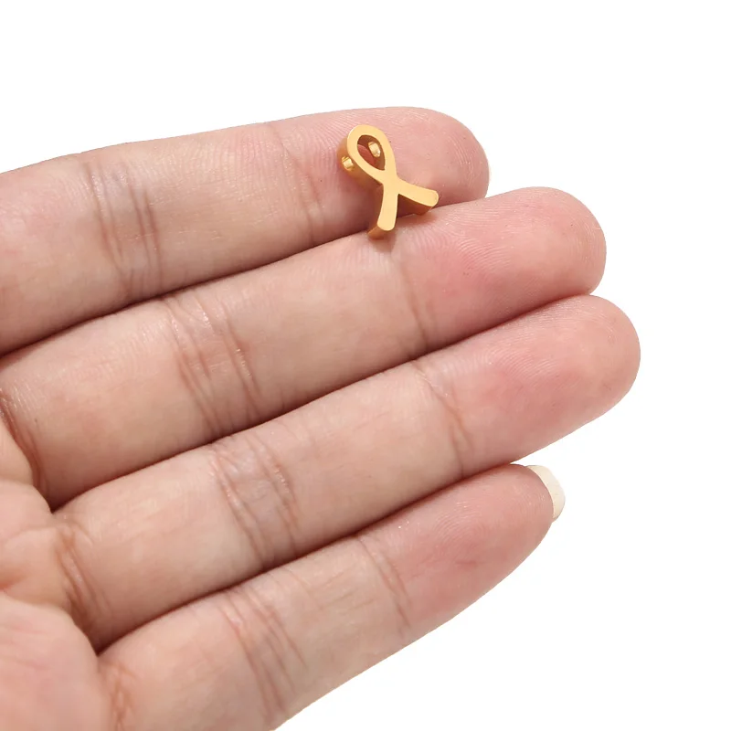5 шт. шармы из нержавеющей стали подвески золотые с узлом Подвески для