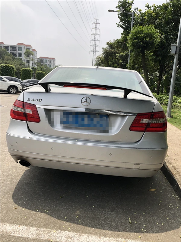 Спойлер для Mercedes Benz W212 2008 2018 E260/E200/E300 E class TF ABS Материал заднее крыло автомобиля