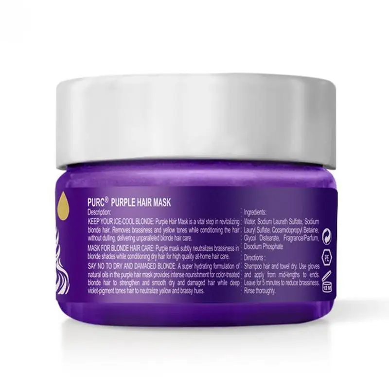 60 мл Желтый светлые волосы шампунь анти латунь с фиолетовый окрашенная Красота