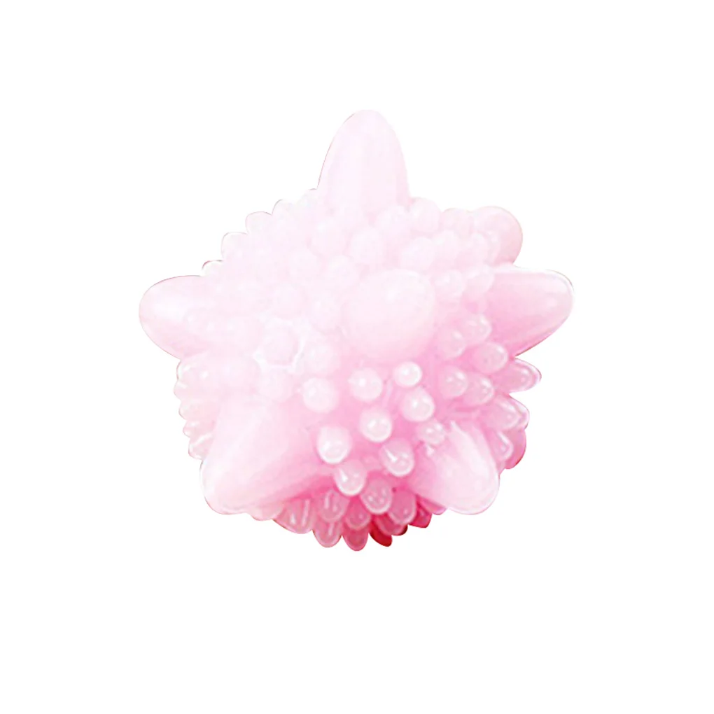 

1pc Magic Laundry Ball For Household Cleaning Washing Machine Clothes Softener Starfish Shape Solid Cleaning Balls Random Color
