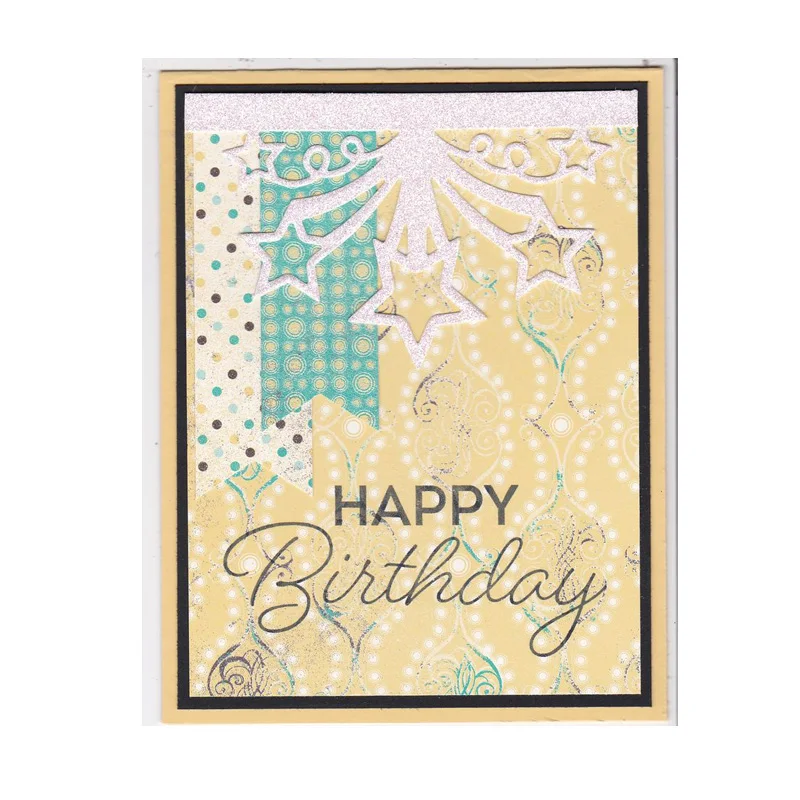 Пресс формы 2019 новые штампы со звездными краями для изготовления открыток