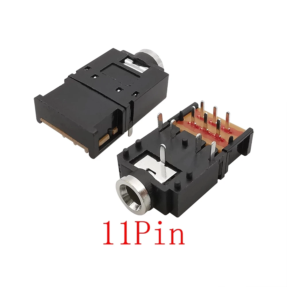 PJ307 8P/11 контактов 3 5 мм стерео аудио разъем розетка PJ-307 двухканальные женские