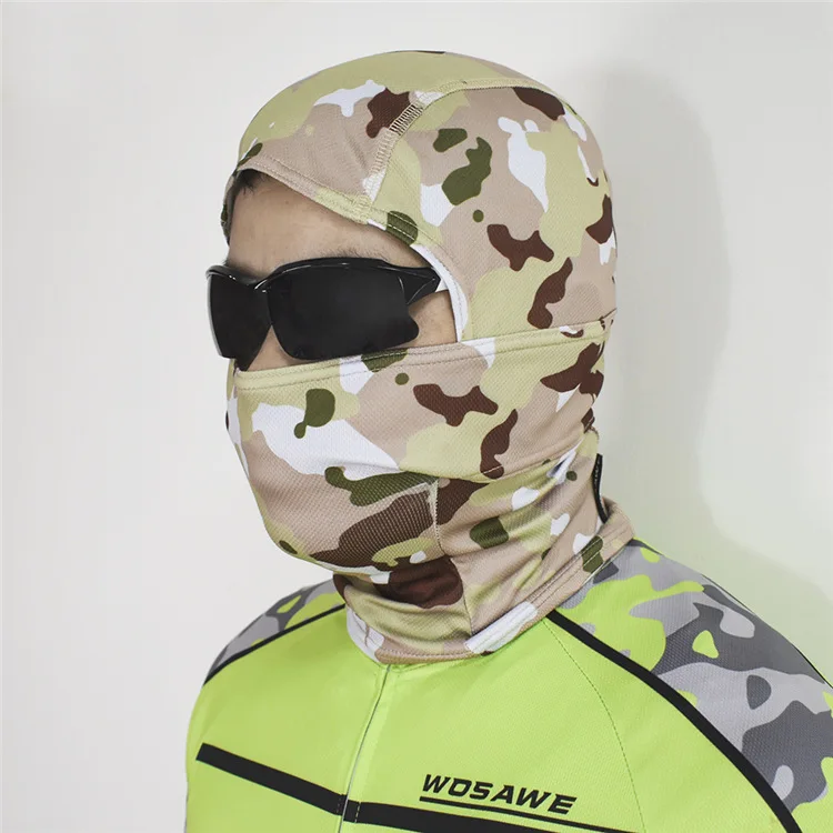 Камуфляжная Балаклава WOSAWE маска на все лицо для военных игр езды велосипеде