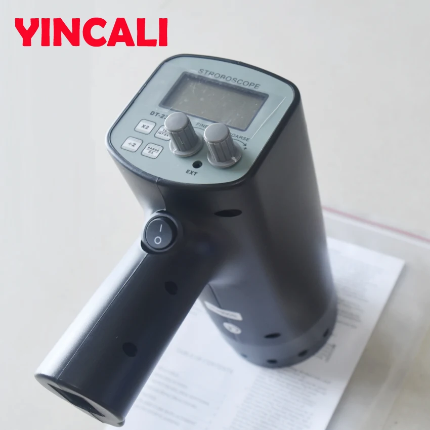 Портативный Стробоскоп Φ широкий диапазон измерения 50-30000 FPM цифровой тахометр с