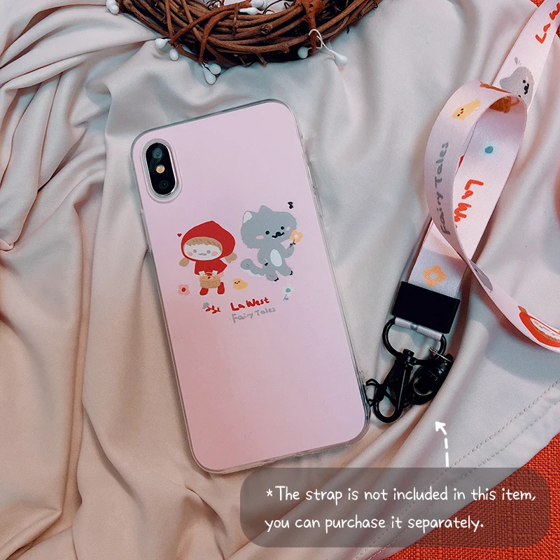 STARRY FOREST Маленькая красная шапочка сказочный чехол для iphone 11 pro max XS Xsmax XR 78p милый