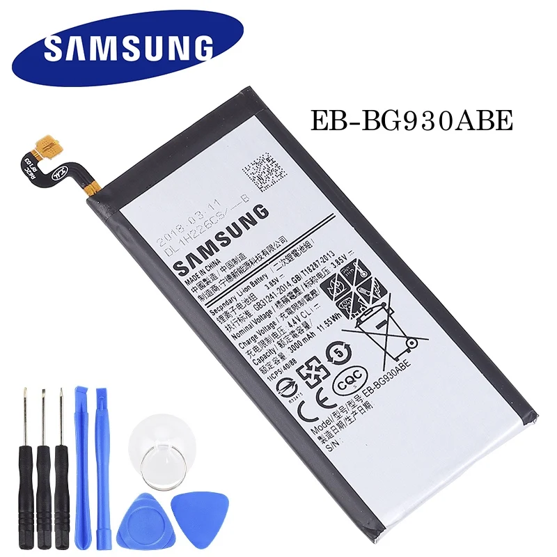 Оригинальный аккумулятор для Samsung Galaxy S7 G930 G930F G930FD G930W8 мобильный телефон 3000