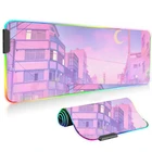 Коврик для мыши, большой коврик для мыши, игровая мышь, RGB клавиатура, коврик для мыши, Офисный Компьютерный коврик с подсветкой, аксессуары для ПК