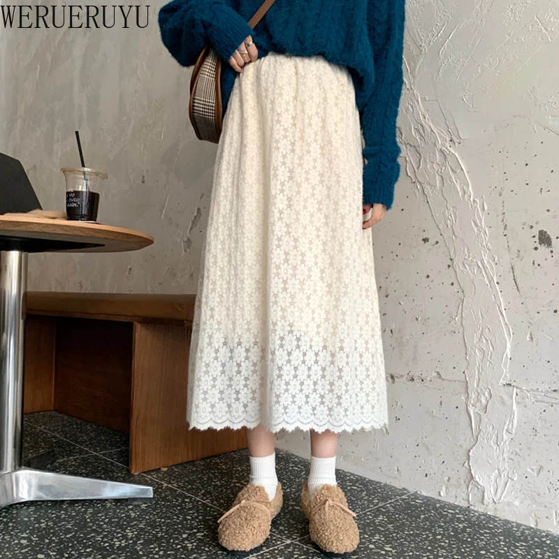 

Юбка-трапеция Женская эластичная, черная, с высокой талией, на весну/осень, 2020