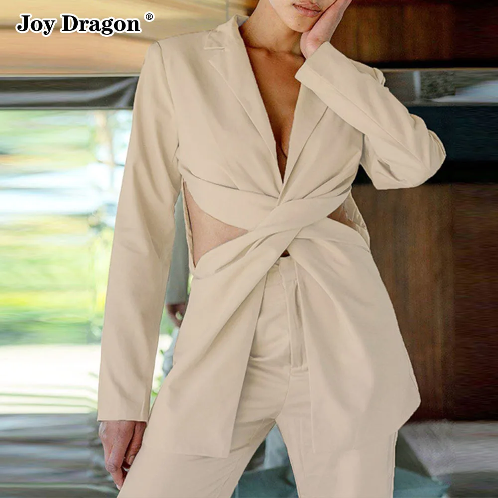 Женские пикантные блейзеры на осень и зиму 2021 модная Повседневная Блузка с