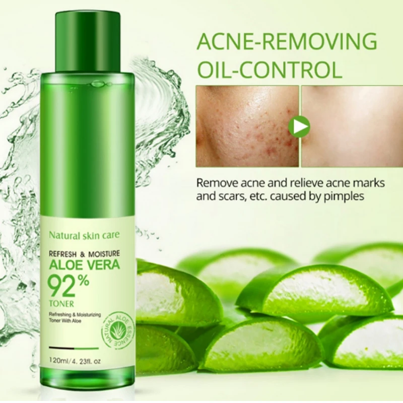 Натуральный Тоник для лица BIOAQUA с алоэ вера увлажняющий крем ухода за кожей