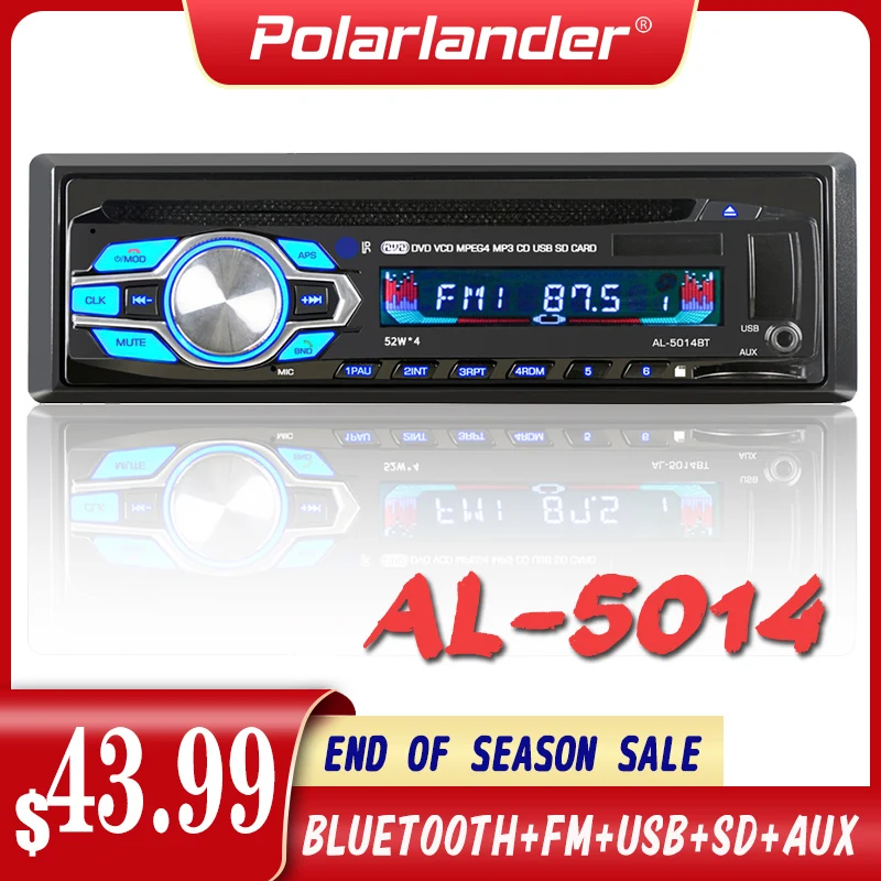 

High quality car DVD VCD CD MP3 radio player Support BLUETOOTH answer / freehand phone 1 din audio stereo mp3 bluetooth AUX IN