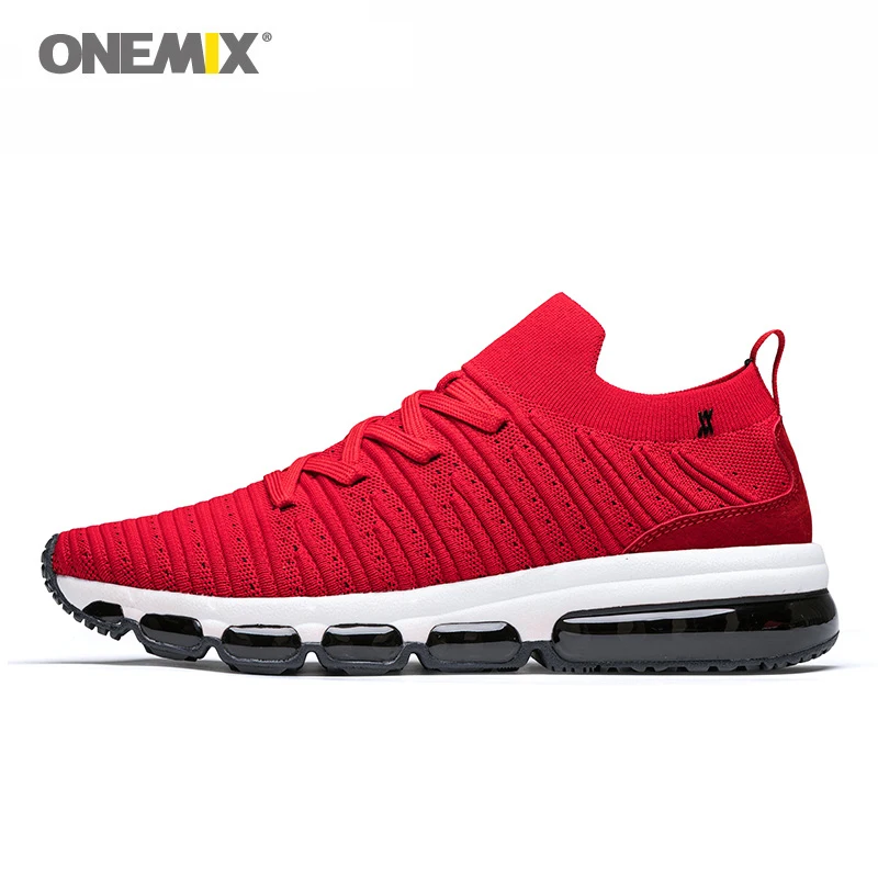 

ONEMIX Men's Walking Shoes Sock Sneakers Breathable Mesh Slip On Air Cushioning Male BoyModern Easy Loafers Casual Shoes