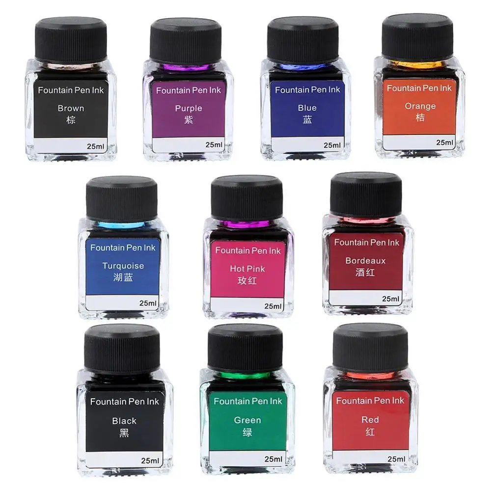 A5A3 неуглеродная чернильная ручка 25 мл для перьевой ручки канцелярские чернила