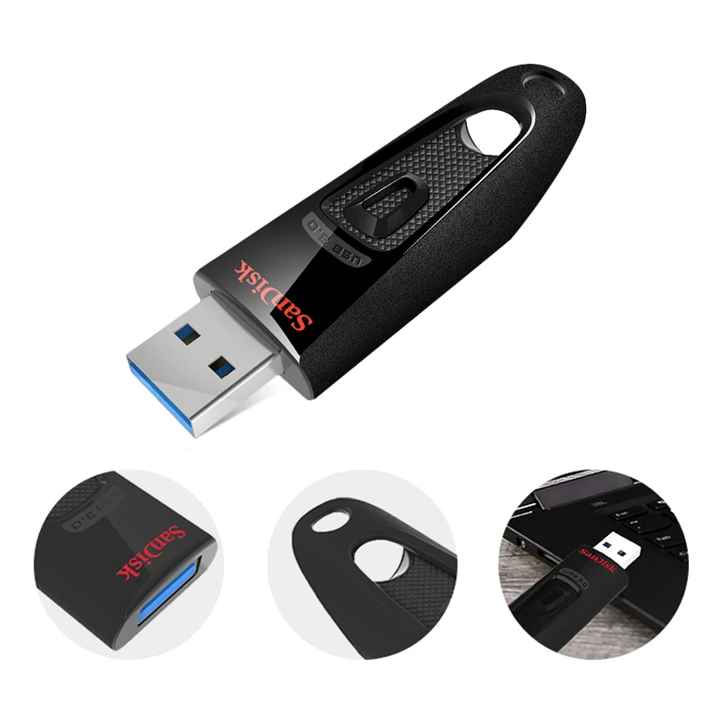 Двойной флеш-накопитель SanDisk SDCZ48 USB3.0 256 гб 128 64 32 оперативной памяти 16 встроенной