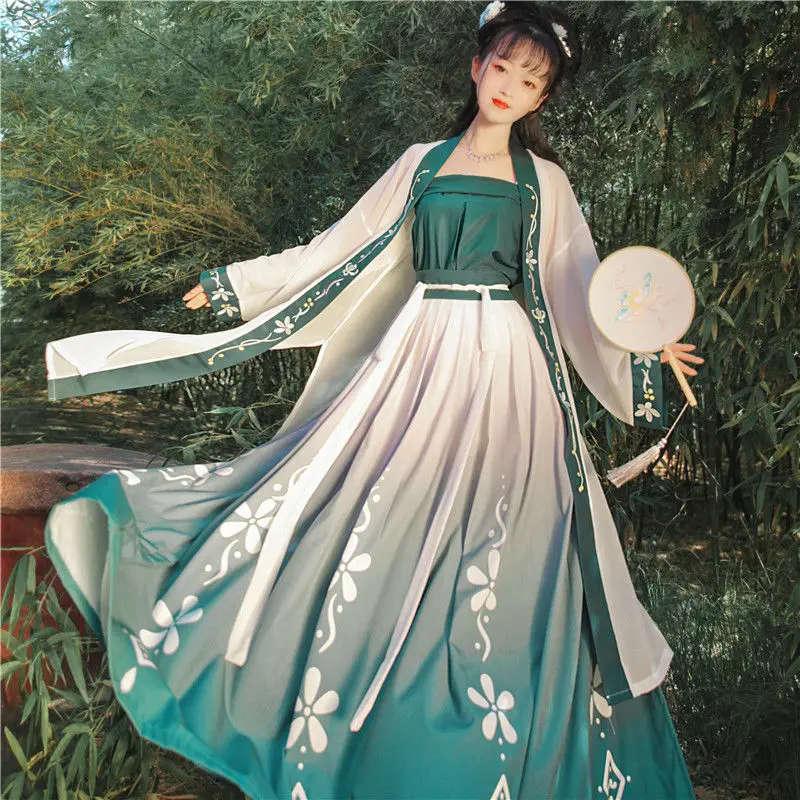 Дизайнерские империи Сун Hanfu платья для женщин китайское традиционное платье