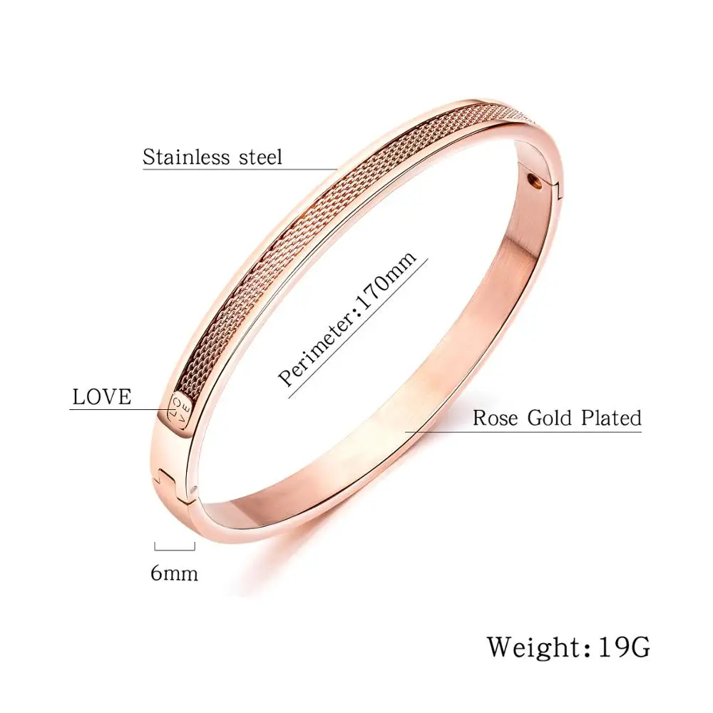 Женский Браслет манжета EyeYoYo 2 цвета нержавеющая сталь свадебный