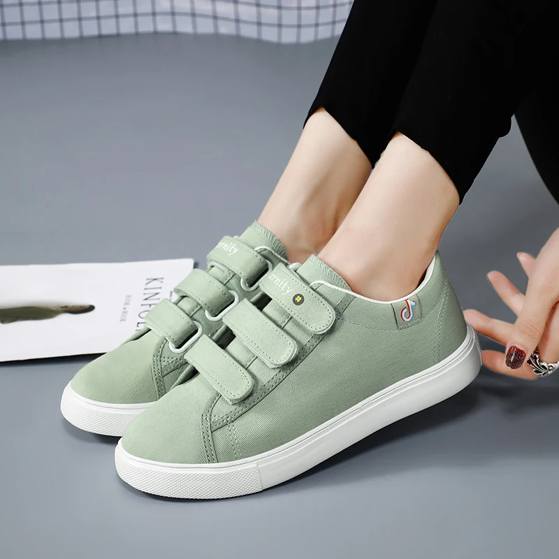 Женские холщовые кроссовки Классическая удобная обувь на плоской подошве