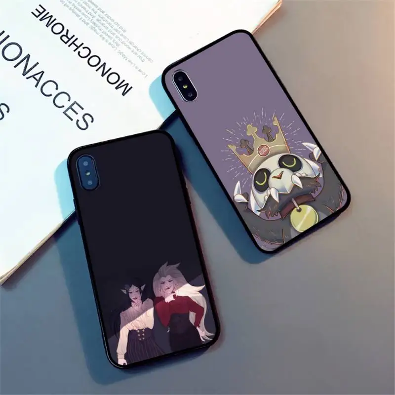

The Owl House Phone Case For iPhone 13 12 11 8 7 Pro Max Plus X XS XR MINI Soft Silicone New Anime Cartoon Luz Amity Lilith Art