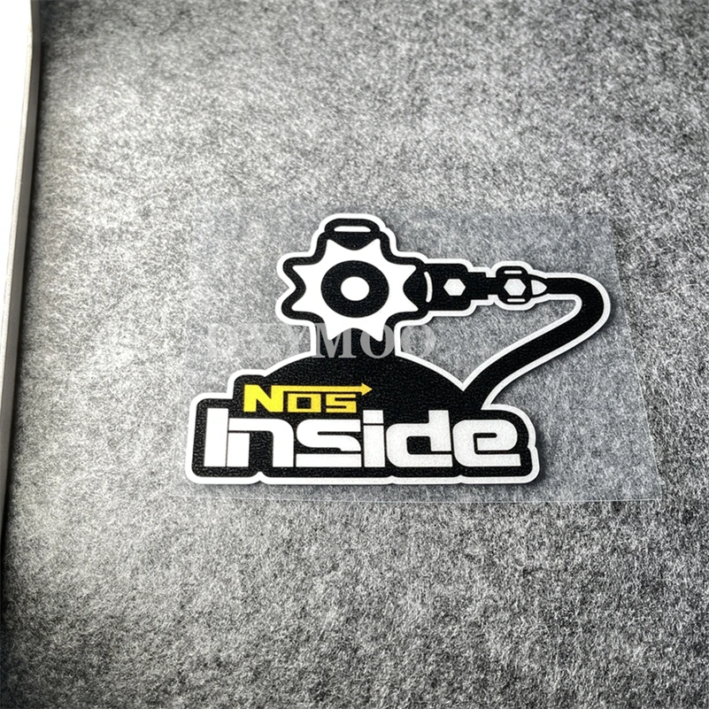 1PCS Car Styling Decal Motorcycle Exhuast Pipe Oil Tank NOS Inside Motocross Bike Laptop Sticker Bumper | Автомобили и мотоциклы