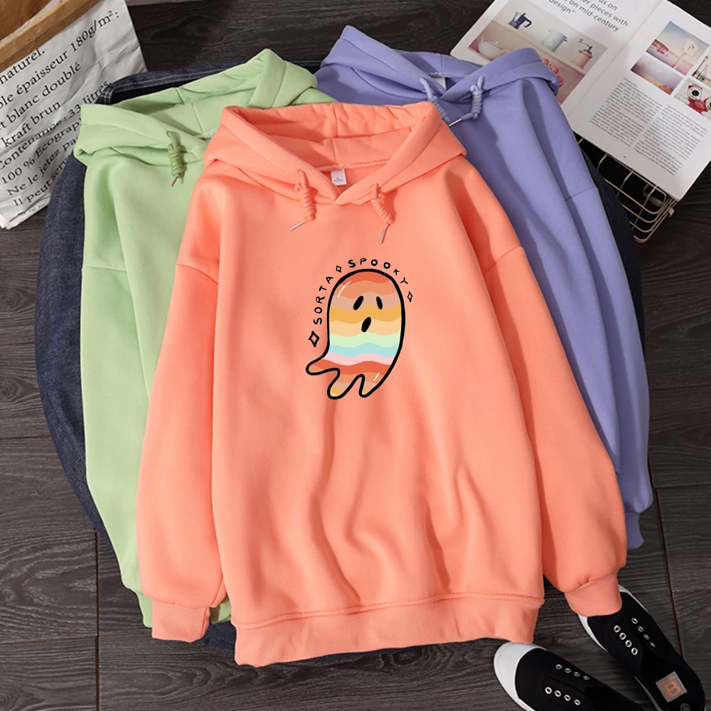 

Cute Funny Cartoon Hoodie Graphic Oversized Best Friend Sweatshirt Long Sleeve Harajuku Female Clothes Autumn Winter Tracksuit