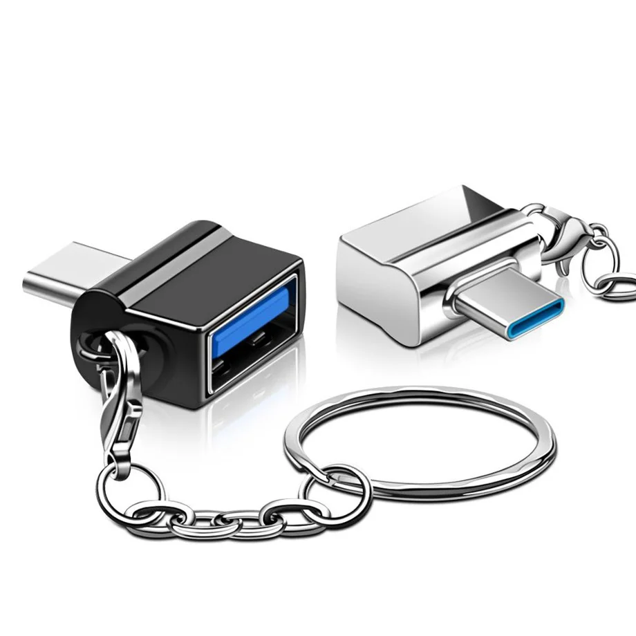 Переходник OTG Type C USB в c конвертер для планшетов портативный 2 0 разъем зарядки и
