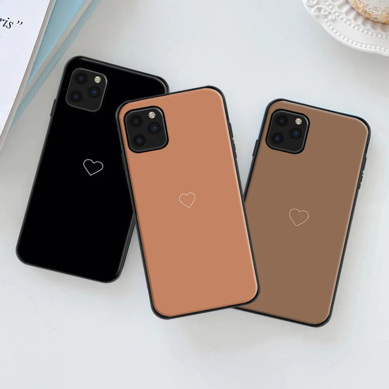 

Little Love Phone Case For iPhone 11 12 13 XR XS X Pro MAX 7 8 6 6S Plus SE 2020 Funda Cases Soft TPU Carcasa