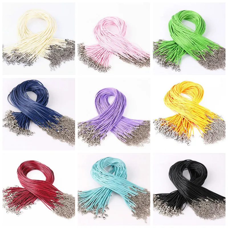 5/10 шт/партия ювелирных изделий кожа Регулируемая плетеная веревка красивые
