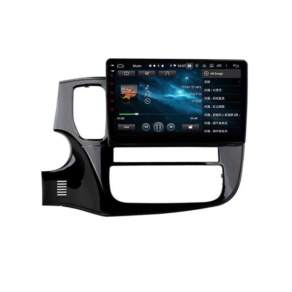 Автомагнитола 2 Din для Mitsubishi Outlander 2013-2018 Android стереоприемник GPS-навигатор