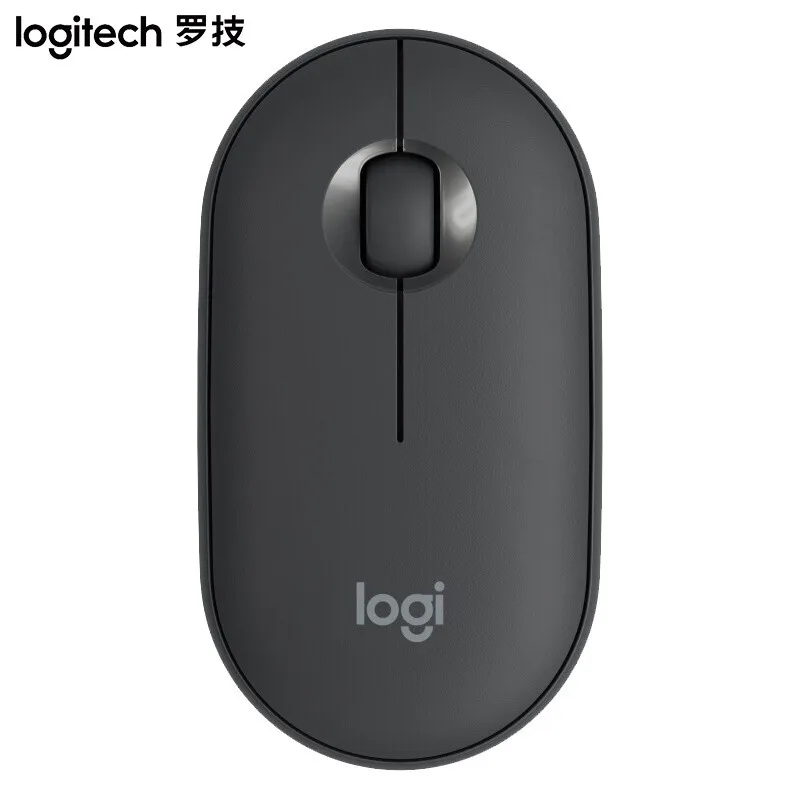 Logitech галька Беспроводной Bluetooth мышь светильник бесшумный мини 1000 Точек на дюйм