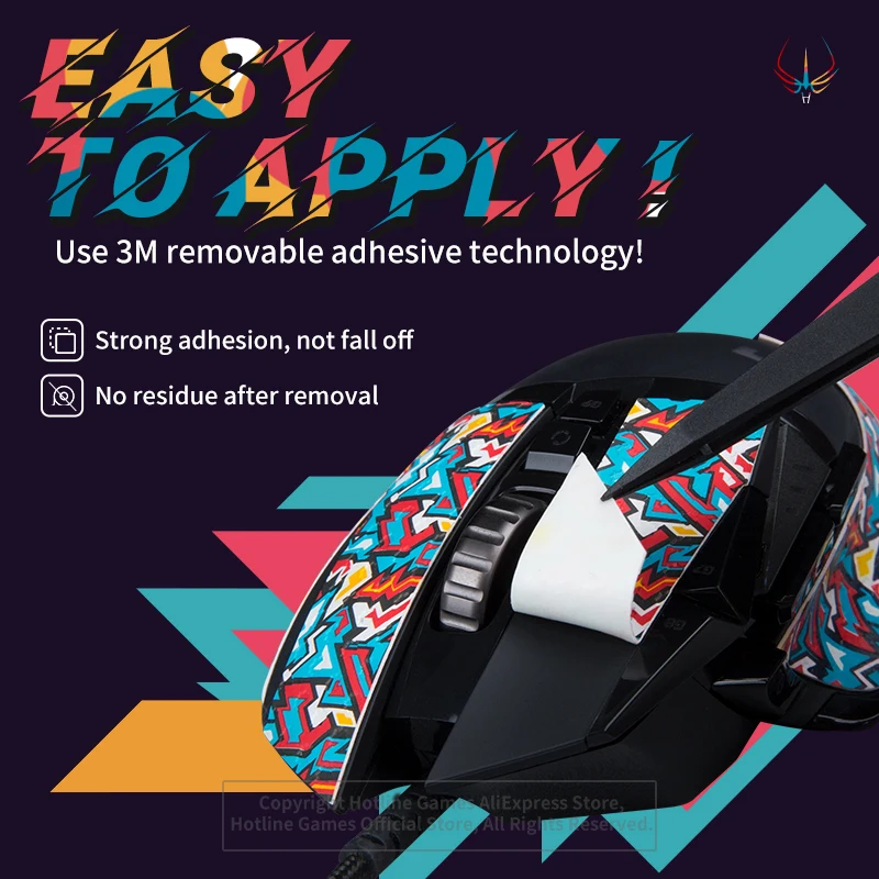 Игровая мышь Hotline для Logitech G PRO X Беспроводная игровая Нескользящая лента [Цвет Ice
