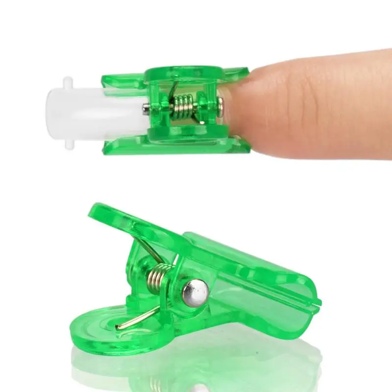 1 2 м нейл арта из стекловолокна с 5 шт. крепления зажим для УФ цветной гель