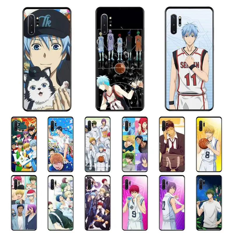 

YNDFCNB Kuroko No Basket Anime Phone Case For Samsung Note 7 8 9 20 Note 10 Pro lite 20ultra M20 M10 Case