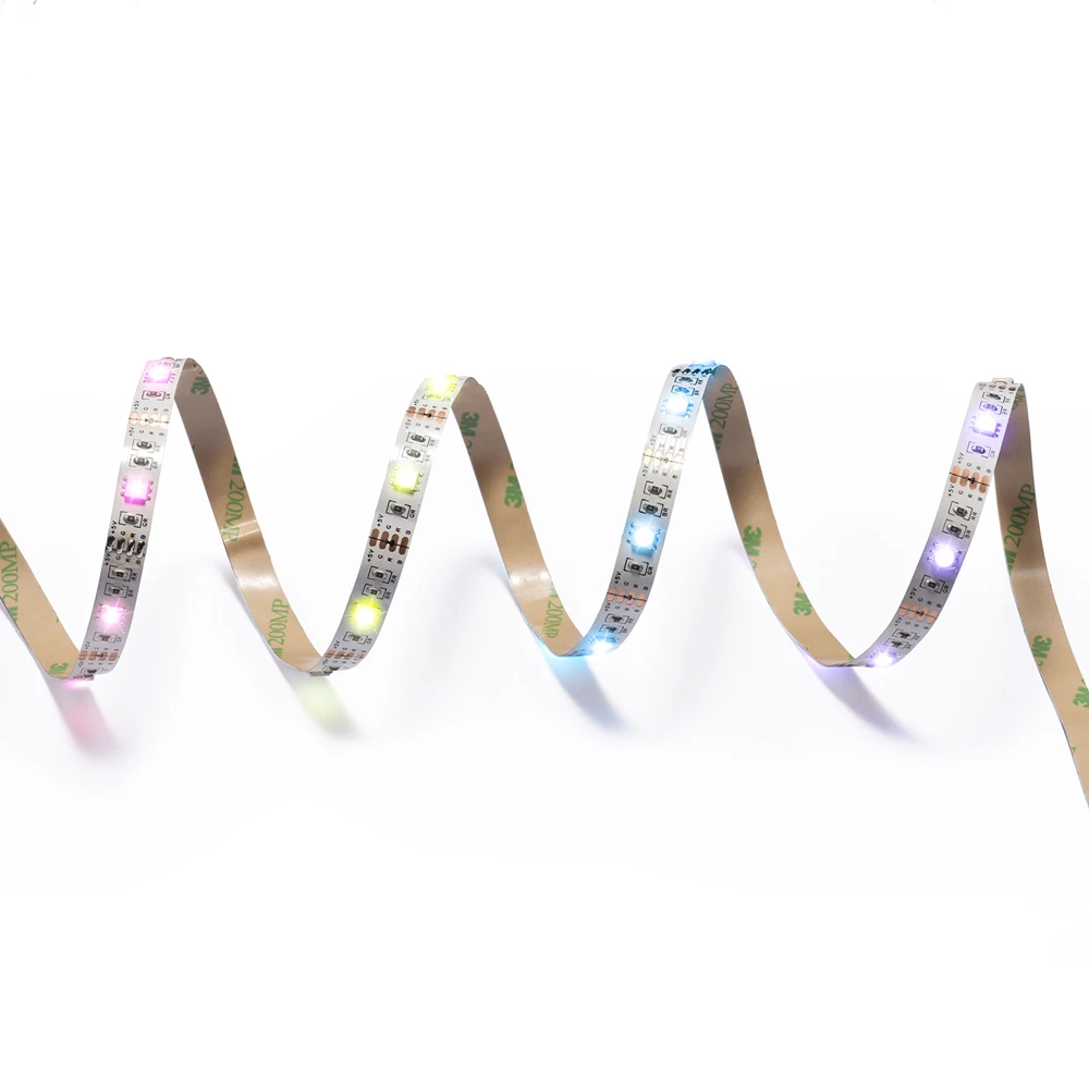 Светодиодная ленсветильник 5050SMD с холодным и теплым белым светом гибкая