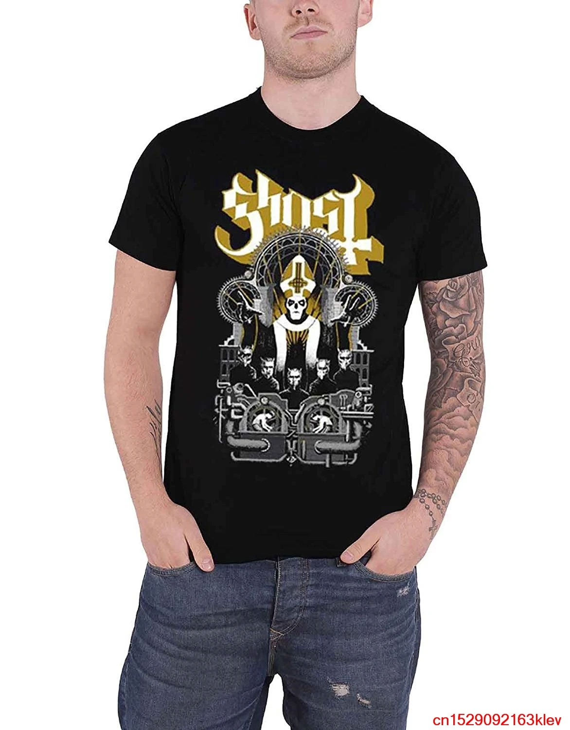 FGHFG футболка Wegner Gold логотип дизайн Мужская Черная Унисекс wo футболка|Мужские