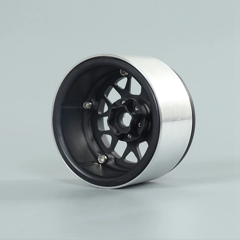 

4PCS 2.2 Beadlock Wheel Rims for 1/10 Axial SCX10 RR10 Wraith 90056 Traxxas & 4x 1.9Inch Aluminium Beadlock Wheels Rims